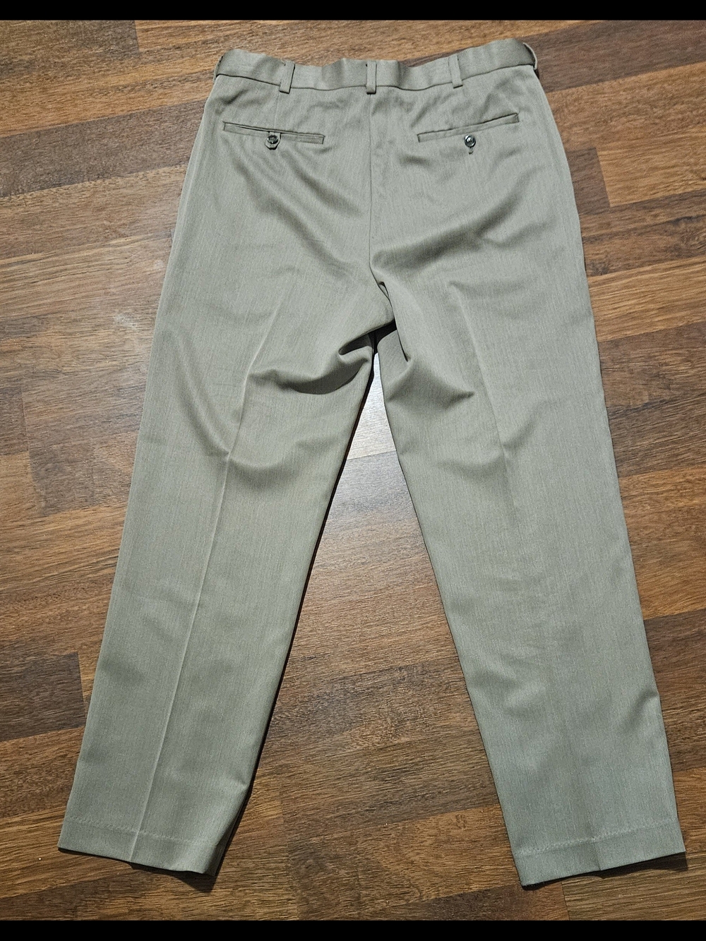 ROUNDTREE &YORKE mens easy-care dress pants SIZE 36x32 COLOR TAN CP30D - Picture 8 of 16